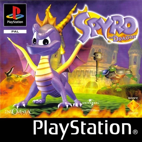 Spyro The Dragon (PS1) W/ Manual
