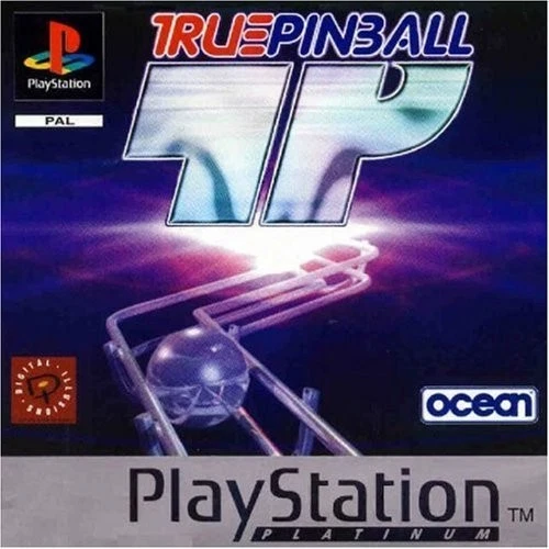 True Pinball (PS1) W/Manual, Boxed, Platinum Edition
