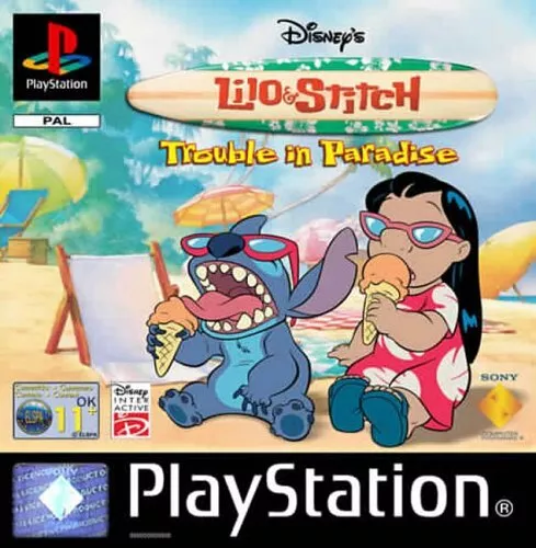 Lilo & Stitch: Trouble In Paradise (PS1) W/Manual, Boxed