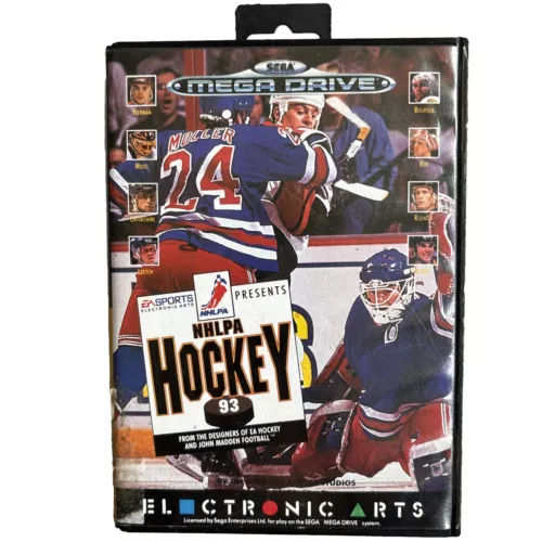 NHLPA Hockey 1993 (Mega Drive) W/Manual, Boxed