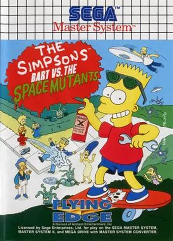 Simpsons, The: Bart vs. The Space Mutants (Master System) W/O Manual, Boxed