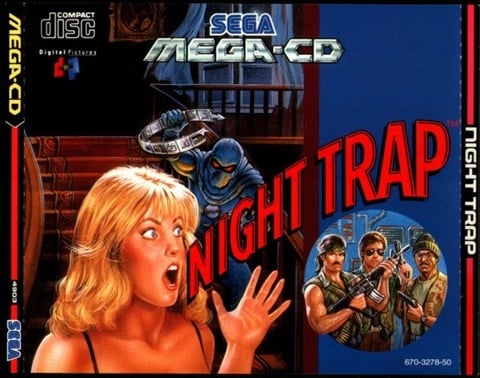 Night Trap (Sega Mega-CD) W/Manual, Boxed