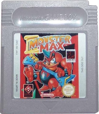 Monster Max (Game Boy) W/O Manual, Unboxed