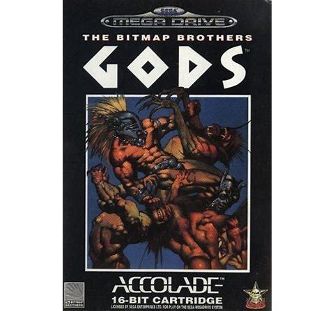 Bitmap Brothers, The: Gods (Mega Drive) W/Manual, Boxed