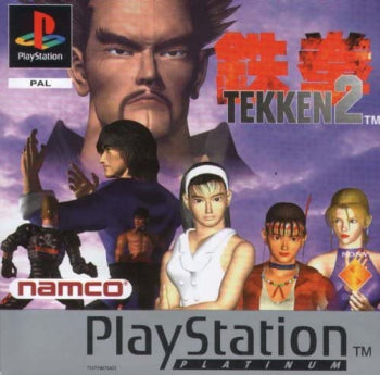 Tekken 2 (PS1) W/ Manual, Boxed Platinum Edition