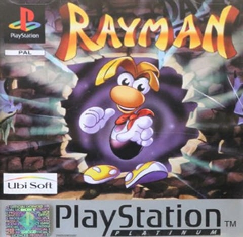 Rayman (PS1) W/ Manual, Boxed Platinum Edition