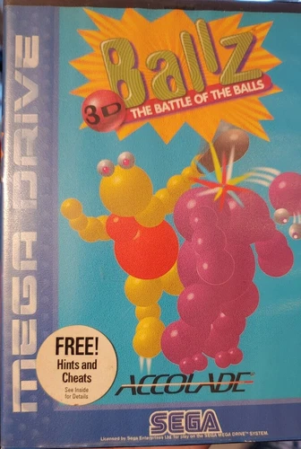 Ballz 3D: The Battle Of The Balls (Mega Drive) W/Manual, Boxed