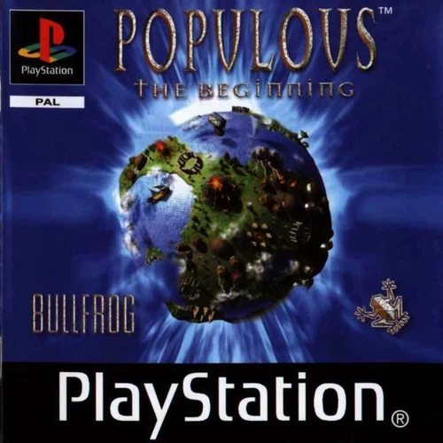 Populous: The Beginning (PS1) W/ Manual, Boxed