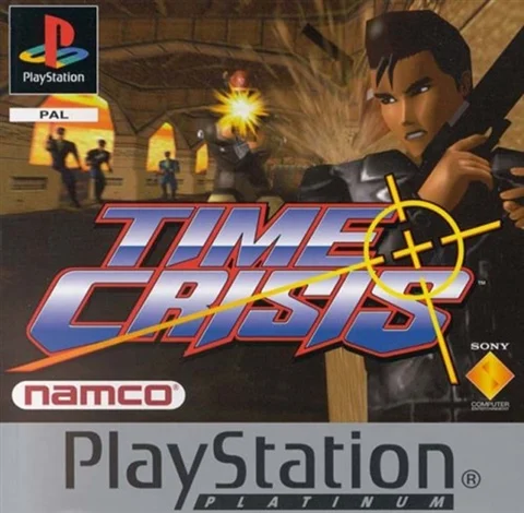 Time Crisis (PS1) W/ Manual, Boxed Platinum